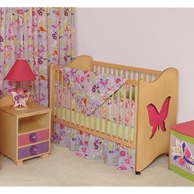 Magic Garden Unique 2-in-1 Crib and Toddler Bed by Room Magic
