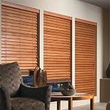Maple Faux Wood Blinds 45-60in widths - 2in wide Slats