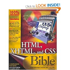HTML, XHTML, and CSS Bible
