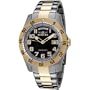Invicta Men's 6692 II Collection 18k Gold-Plated and Stainless Steel Black Dial Watch