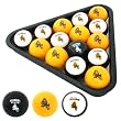 Arizona State Sun Devils Officially Licensed Billiard Balls by Frenzy Sports