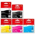 PGI 525 / CLI 526 Canon Original 5 Item Multipack Ink Cartridges for Canon Pixma IP4850, IX6250, IX6550, MG5150, MG5250, MG6150, MG8150, MX882, MX885