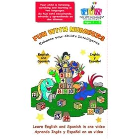 Fun with Numbers - English-Spanish by Family VHS