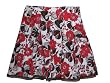 Style & Co. Red/Black Whimsical Bloom Skirt w/Sequins 20W
