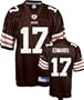 Braylon Edwards Reebok NFL Brown Replica Cleveland Browns Jersey