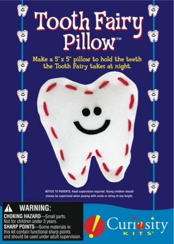 Curiosity Kits Tooth Fairy Pillow Kid Craft