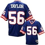 Reebok NFL Equipment New York Giants #56 Lawrence Taylor Royal Blue Tackle Twill Throwback Football Jersey