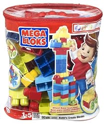 Megabloks 80pc Lrg Mega Bloks Bag
