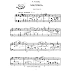 Buy Arensky Mazurka Op. 36, No. 20: Instantly download and print sheet music by Arensky