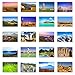 AMAZING ASIA postcard set of 20. Post card variety pack of various Asian countries views postcards. Made in USA.