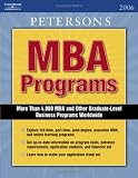 MBA Programs 2006, Guide to, 11th ed (Peterson's Mba Programs)