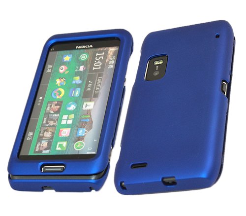 iTALKonline BLUE SnapGuard Armour HYBRID Protection Clip On Case/Cover/Skin For Nokia E7 SmartPhone
