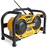 DEWALT DC011  Combination Work Site Radio and 7.2-Volt to 18-Volt Pod-Style Battery Charger