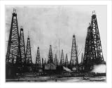 Historic Print (S): Oil Field, Saratoga, Texas