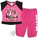 High School Musical Pink and Black Capri Pajamas for Girls