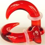 Pair of Glass Claws: 2g Ruby