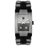 TechnoMarine Women's Diamond Black Gel Strap Watch #DDXS12