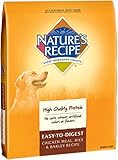 Nature's Recipe Dry Dog Food for Adult Dog, Easy to Digest Chicken Rice and Barley Meal, 15 Pound Bag