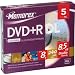 8x Double Layer Write-Once DVD+R 5 Pack Slim Cases.