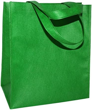 Village Customized Bags Reusable Shopping Bag 15PCS/Pack 25H X 20W X 10G Cm Dark Green