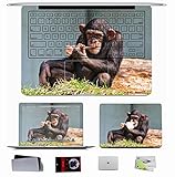 10 PCS Macbook Pro/Air 11 13 15 Inch Skin Decal Sticker - Animals Chimpanzee Monkey Thinker Muse