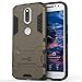 Moto G4 Case, Moto G4 Plus Case, Moto G (4th Gen.) case CoverON [Shadow Armor Series] Hard Slim Hybrid Kickstand Phone Cover for Motorola Moto G4 Plus Moto G4 Moto G (4th Gen.)- Gunmetal Grey
