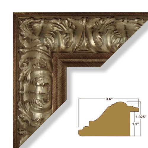 12x18 Picture / Poster Frame, Smooth Ornate Finish, 3.6