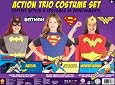 DC Comics Girls Trio Action Set Dress Up Trunk