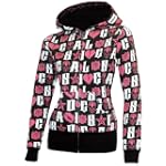 So Cal Womens/Juniors SKULLY FULL Zip Hoodie