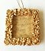 3" Small Holiday Christmas Square Gold Picture Frame