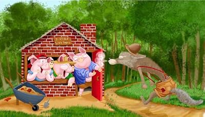 Huff & Puff 100pc Childrens Jigsaw Puzzle by Tracy Flickinger
