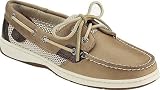 SPERRY BLUEFISH 2 EYE LINEN WOMENS BOAT SHOES Size 11M