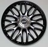 Zoom Produkt-Bild: Radkappen Radzierblenden Radabdeckungen 15" Zoll #124 BLACK SCHWARZ