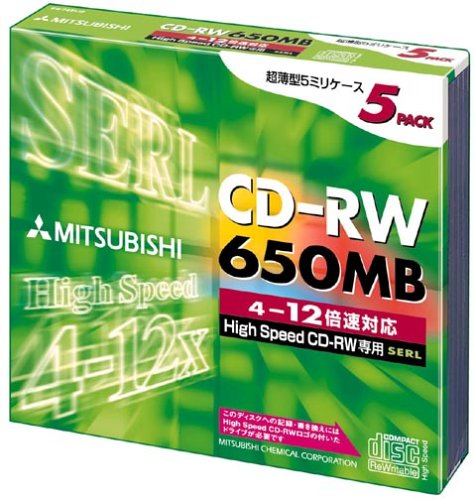 �O�H���w���f�B�A CD-RW 650MB 4~12�{�� 5�� �X�����P�[�X SW74EU5
