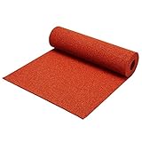 ミヅシマ工業 クッションマット 15㎜ カラー 1MX5MX15MM レンガ 4070310 1MX5M