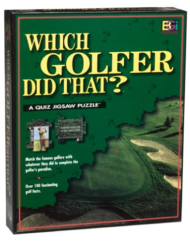 Buffalo Games 252-piece Quiz Jigsaw Puzzle: Which Golfer Did That?