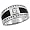 Sterling Silver Men's Black Onyx Solitaire Ring w/ CZ Stones, 7/16 in. (11.5mm) wide, size 8