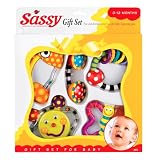 Sassy Baby's First Rattle and Teether 5 Piece Gift... by Sassy