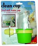 JW Pet Company Clean Cup Feeder and Water Cup Bird Accessory, Medium,Colors may vary JW Pet Company Clean Cup Feeder and Water Cup Bird Accessory, Medium,Colors may vary