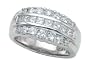 1.75 cttw Karina B(tm) Princess Diamonds Band LIFETIME WARRANTY
