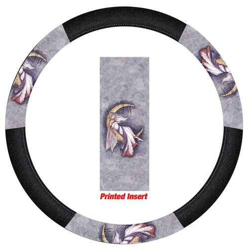 Steering Wheel Cover - Jessica Galbreth Fairy Moon Dreaming