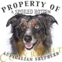 Australian Shepherd Mousepad Dog Mouse Pad "Property Of"