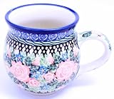 Polish Pottery UNIKAT 12 oz. Ladies Bubble Mug