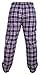 Mens Athletic Red Sox Plaid Pajama Sleeping Pants