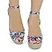 Twisted Women's Kenzie Solid Canvas Braided Espadrille Wedge