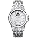 Accutron Mens 26A10 Gemini Automatic Skeleton Window Watch
