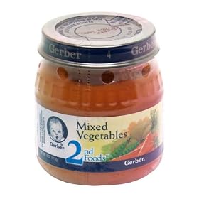 Gerber 2nd Foods Mixed Vegetables, 4 oz (Pack of 12) by Groceries To Your Door