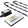 RGB TV HINTERGRUNDBELEUCHTUNG F�R 24-32 ZOLL (61-81cm) | LED LEISTEN | STRIP Set Band Leiste Lichtleiste Licht Backlight | KOMPLETTSET INKL. FERNBEDIENUNG UND NETZTEIL | GR. S
