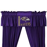 Baltimore Ravens 88"x14" Window Valance