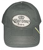 Corona Beer Cerveza Hat - Patch Logo Olive Green Adjustable Baseball Cap